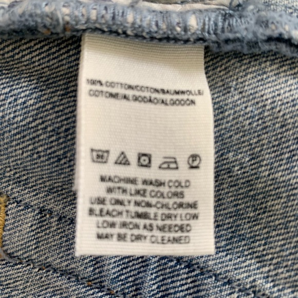 Free people Cut off Distress Jean Shorts - Picture 8 of 8